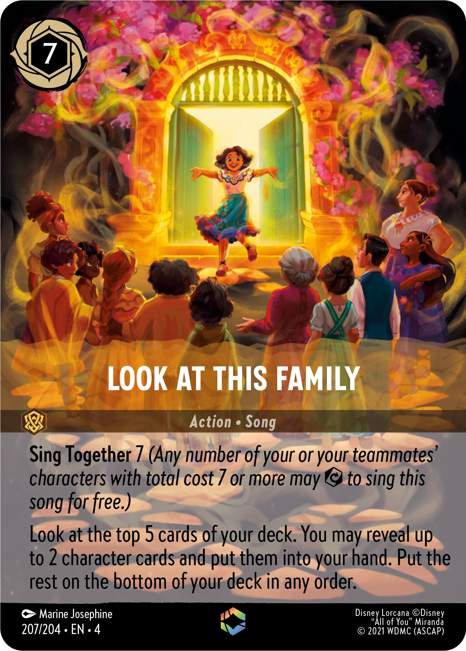 Look at This Family (Enchanted) (207/204) [Ursula's Return] | Deep Dive Games St. Marys