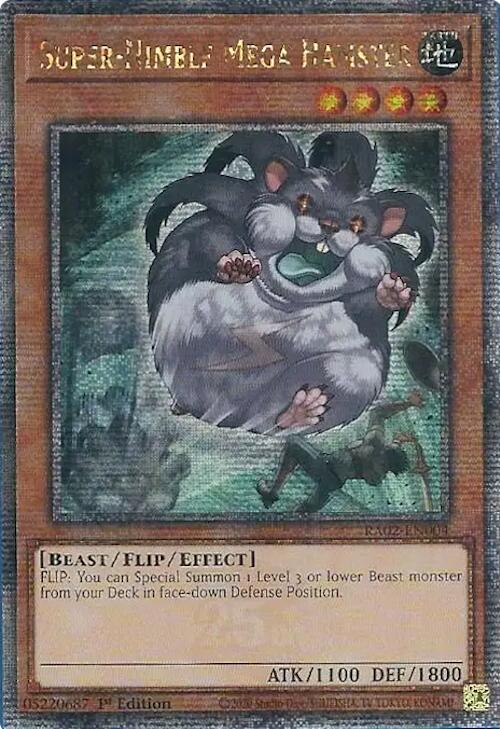 Super-Nimble Mega Hamster (Quarter Century Secret Rare) [RA02-EN004] Quarter Century Secret Rare | Deep Dive Games St. Marys