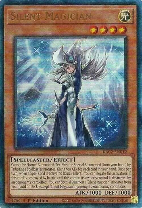 Silent Magician (PUR) [RA02-EN012] Prismatic Ultimate Rare | Deep Dive Games St. Marys