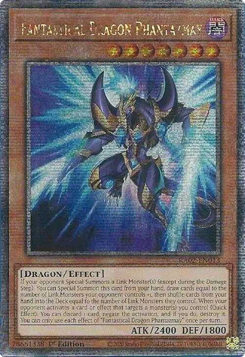 Fantastical Dragon Phantazmay (Alternate Art) (Quarter Century Secret Rare) [RA02-EN013] Quarter Century Secret Rare | Deep Dive Games St. Marys
