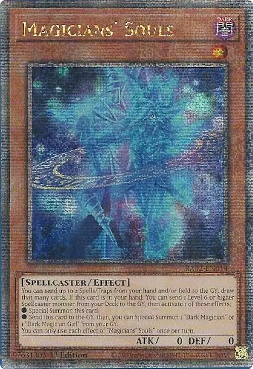 Magicians' Souls (Quarter Century Secret Rare) [RA02-EN014] Quarter Century Secret Rare | Deep Dive Games St. Marys