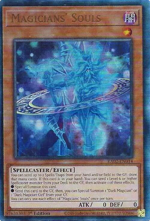 Magicians' Souls (PUR) [RA02-EN014] Prismatic Ultimate Rare | Deep Dive Games St. Marys