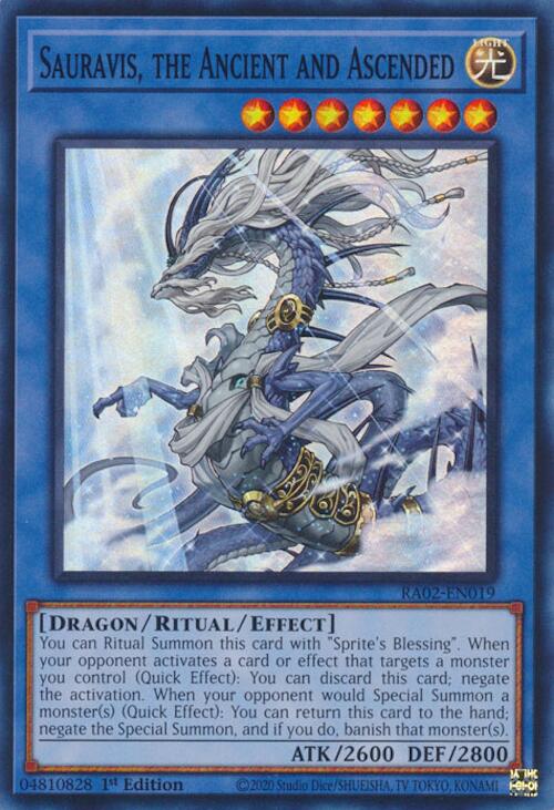 Sauravis, the Ancient and Ascended [RA02-EN019] Super Rare | Deep Dive Games St. Marys