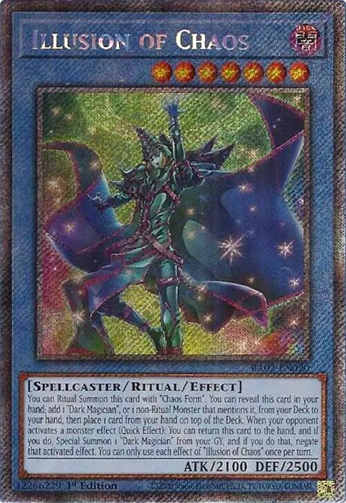 Illusion of Chaos (Platinum Secret Rare) [RA02-EN020] Platinum Secret Rare | Deep Dive Games St. Marys