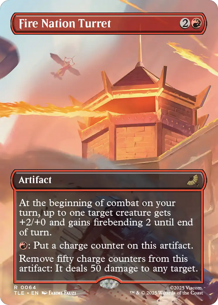 Fire Nation Turret (Borderless) [Avatar: The Last Airbender: Eternal-Legal] | Deep Dive Games St. Marys