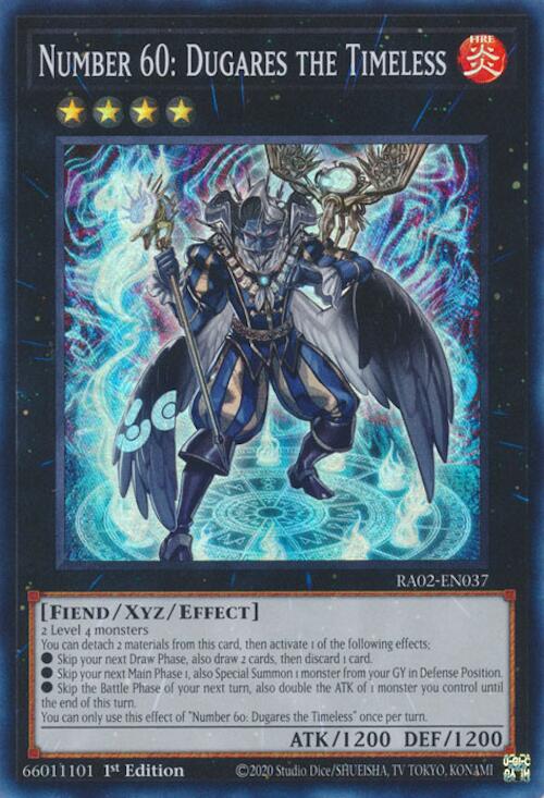 Number 60: Dugares the Timeless [RA02-EN037] Super Rare | Deep Dive Games St. Marys