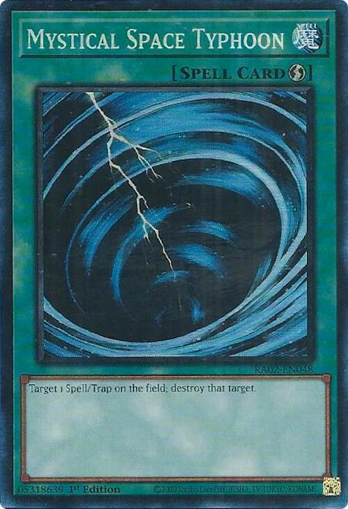Mystical Space Typhoon (PCR) [RA02-EN048] Prismatic Collector's Rare | Deep Dive Games St. Marys
