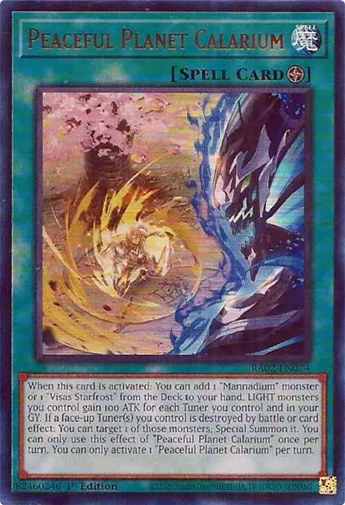 Peaceful Planet Calarium (UR) [RA02-EN074] Ultra Rare | Deep Dive Games St. Marys