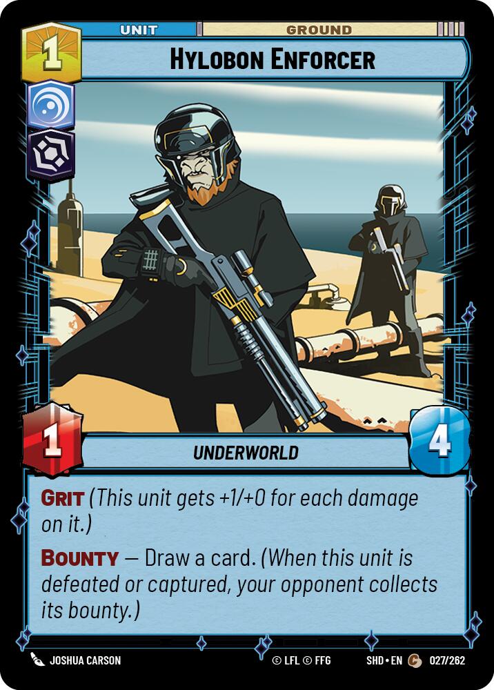 Hylobon Enforcer (027/262) (027/262) [Shadows of the Galaxy] | Deep Dive Games St. Marys