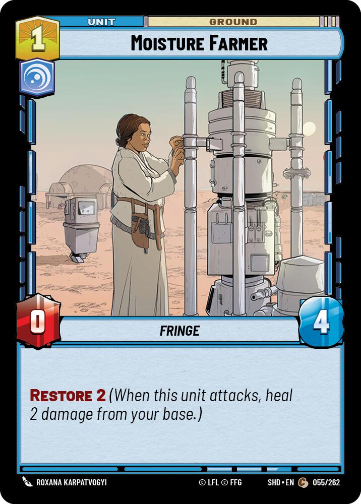 Moisture Farmer (055/262) (055/262) [Shadows of the Galaxy] | Deep Dive Games St. Marys