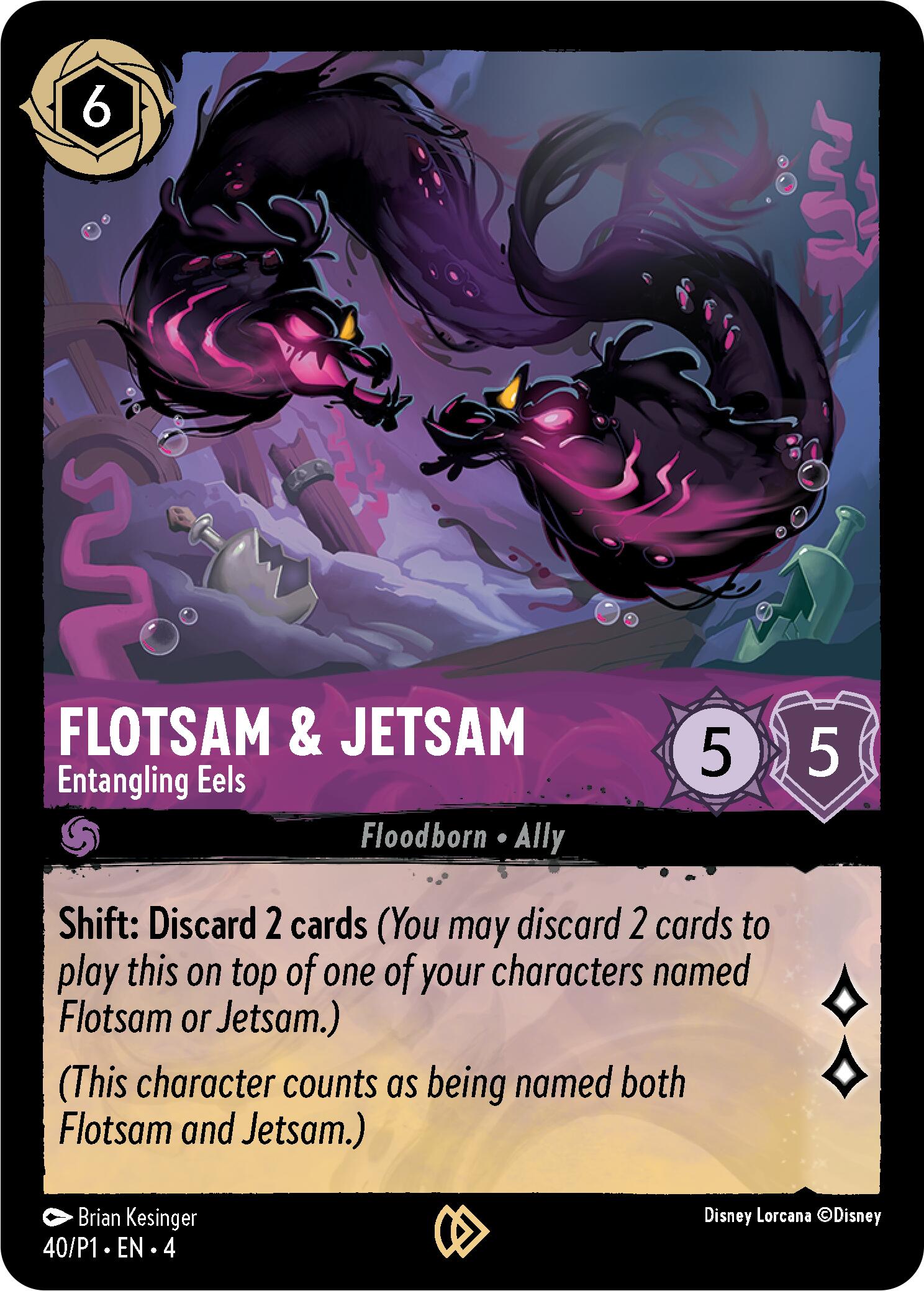 Flotsam & Jetsam - Entangling Eels (40) [Promo Cards] | Deep Dive Games St. Marys