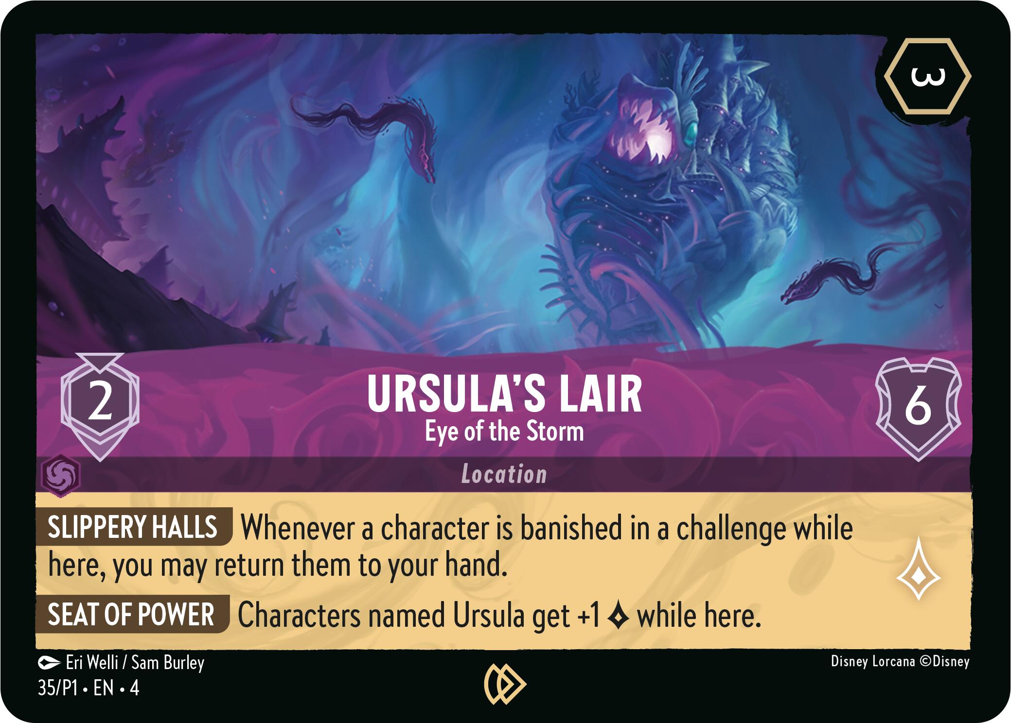 Ursula's Lair - Eye of the Storm (35) [Promo Cards] | Deep Dive Games St. Marys