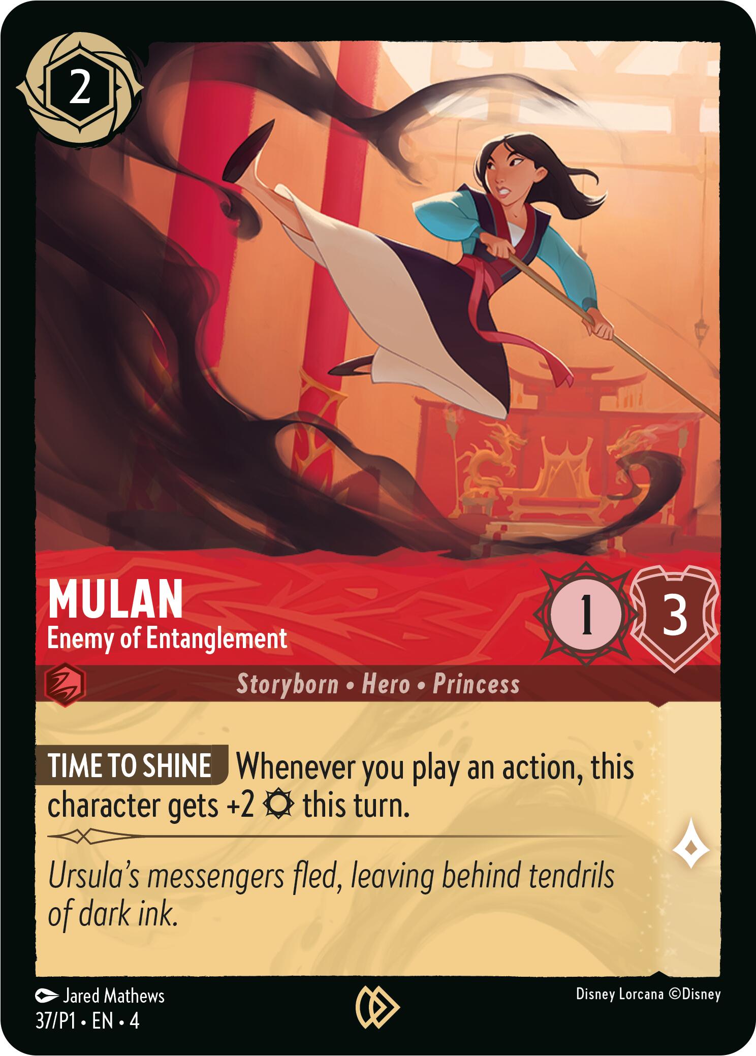Mulan - Enemy of Entanglement (37) [Promo Cards] | Deep Dive Games St. Marys