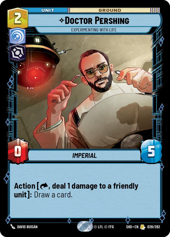 Doctor Pershing - Experimenting With Life (028/262) (028/262) [Shadows of the Galaxy] | Deep Dive Games St. Marys