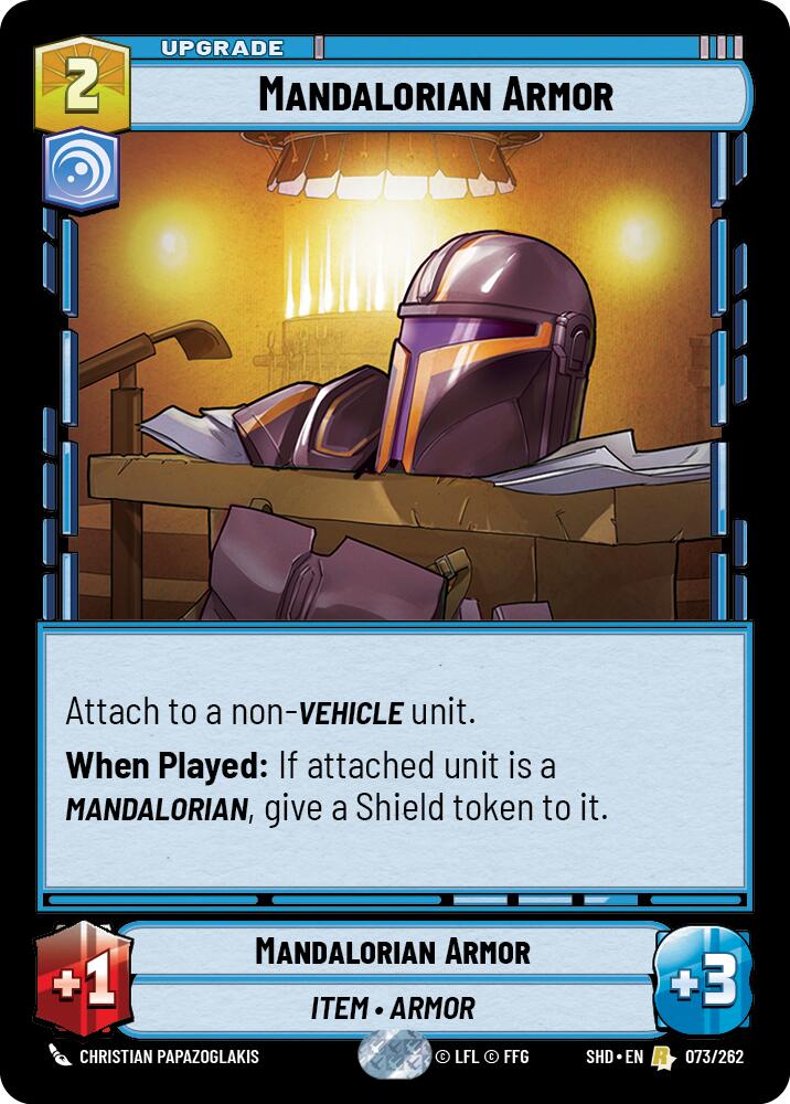 Mandalorian Armor (073/262) (073/262) [Shadows of the Galaxy] | Deep Dive Games St. Marys