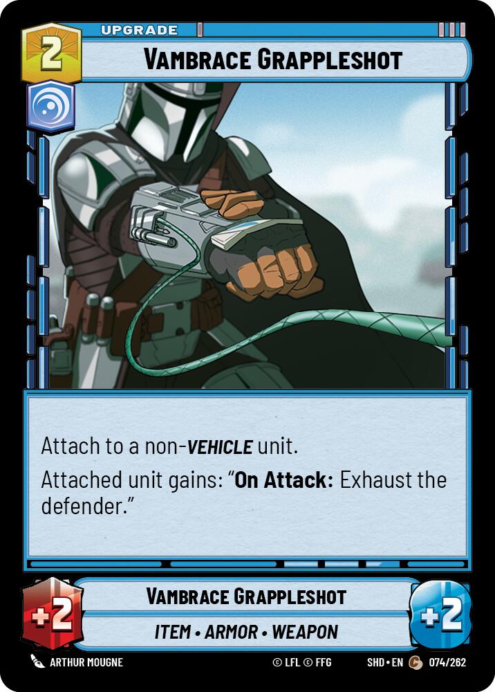 Vambrace Grappleshot (074/262) (074/262) [Shadows of the Galaxy] | Deep Dive Games St. Marys
