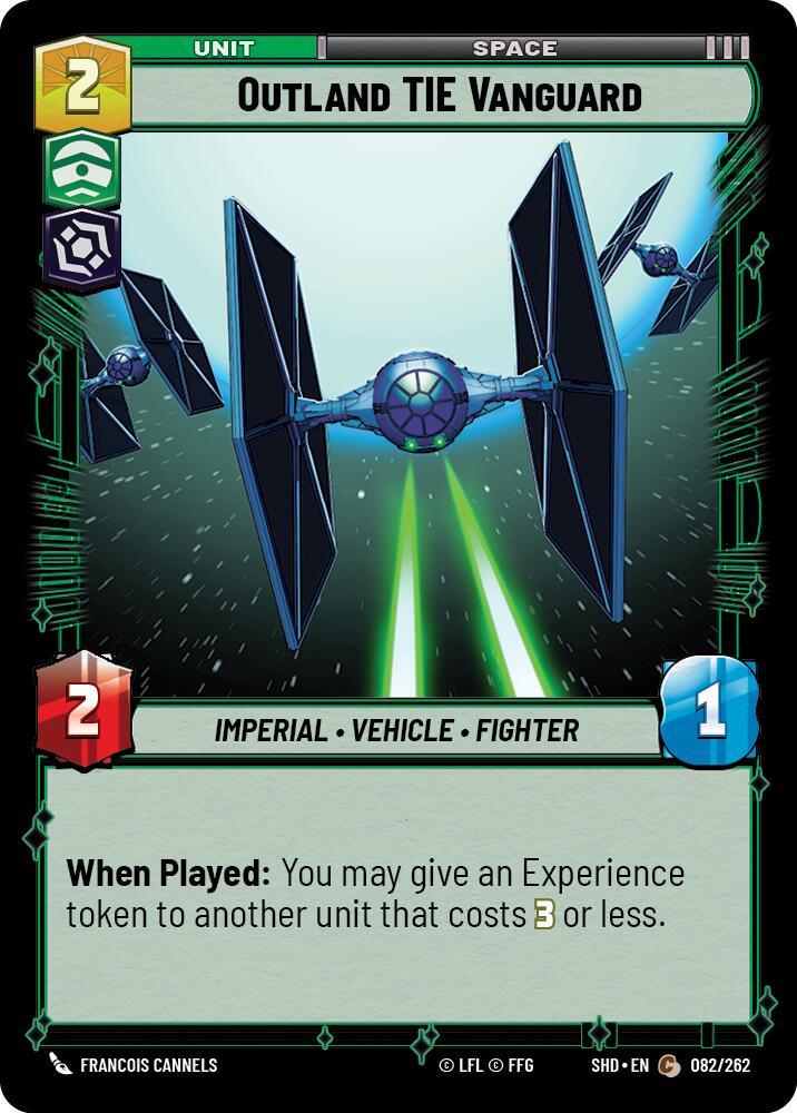 Outland TIE Vanguard (082/262) (082/262) [Shadows of the Galaxy] | Deep Dive Games St. Marys