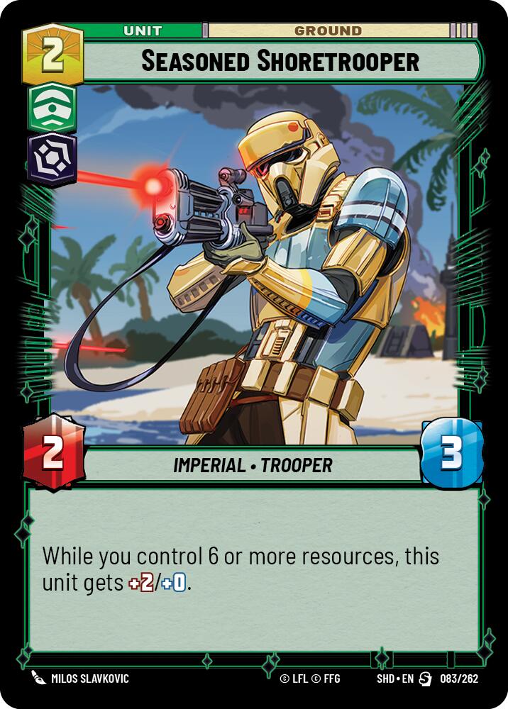 Seasoned Shoretrooper (083/262) (083/262) [Shadows of the Galaxy] | Deep Dive Games St. Marys