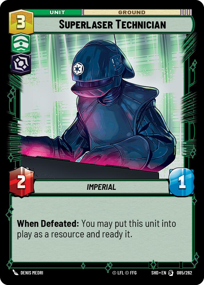 Superlaser Technician (085/262) (085/262) [Shadows of the Galaxy] | Deep Dive Games St. Marys