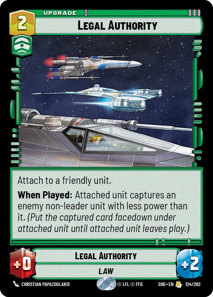 Legal Authority (124/262) (124/262) [Shadows of the Galaxy] | Deep Dive Games St. Marys