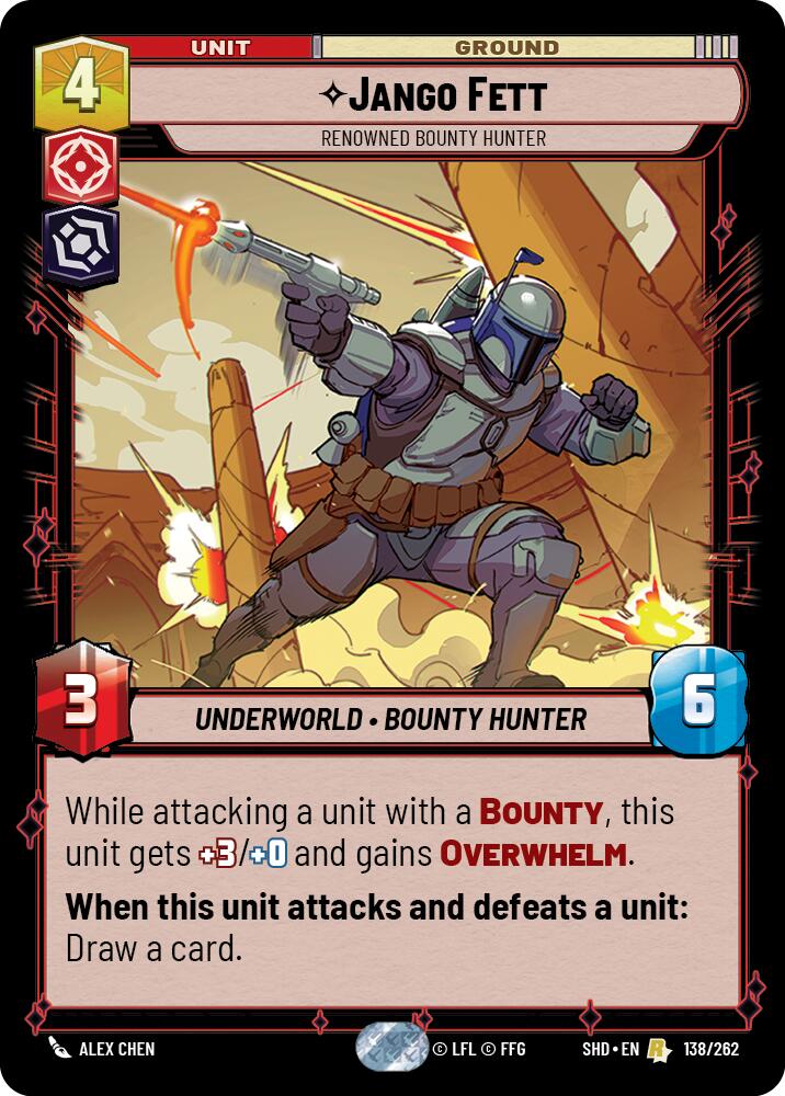 Jango Fett - Renowned Bounty Hunter (138/262) (138/262) [Shadows of the Galaxy] | Deep Dive Games St. Marys
