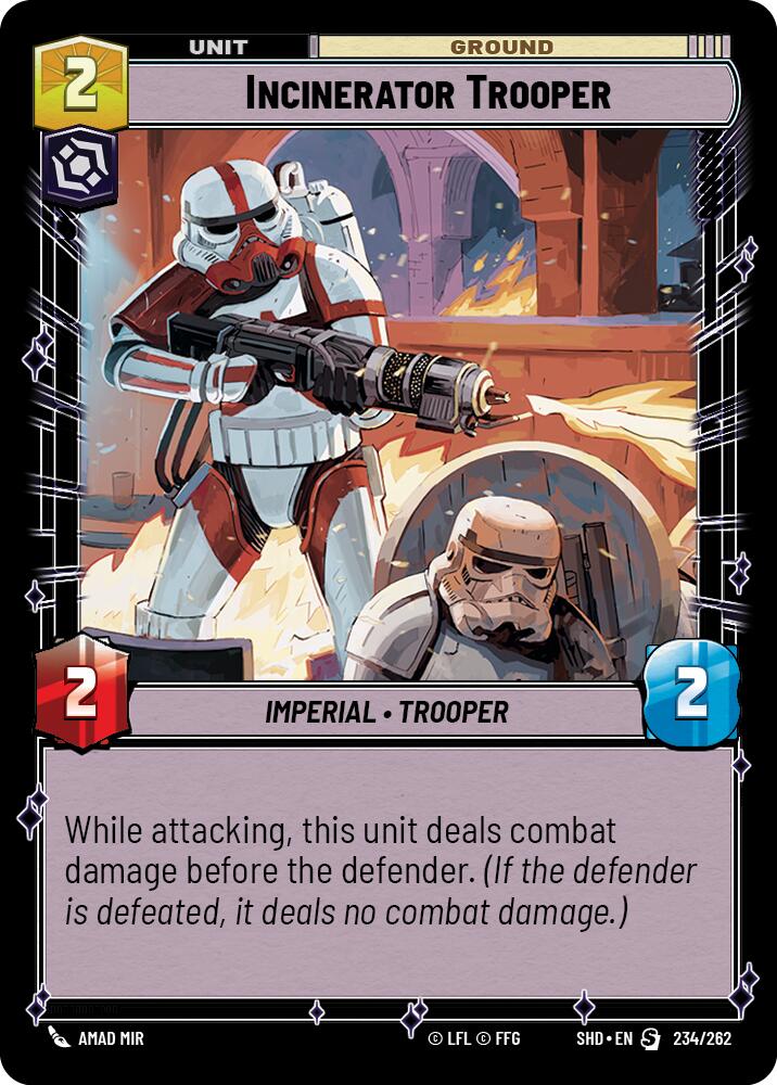 Incinerator Trooper (234/262) (234/262) [Shadows of the Galaxy] | Deep Dive Games St. Marys