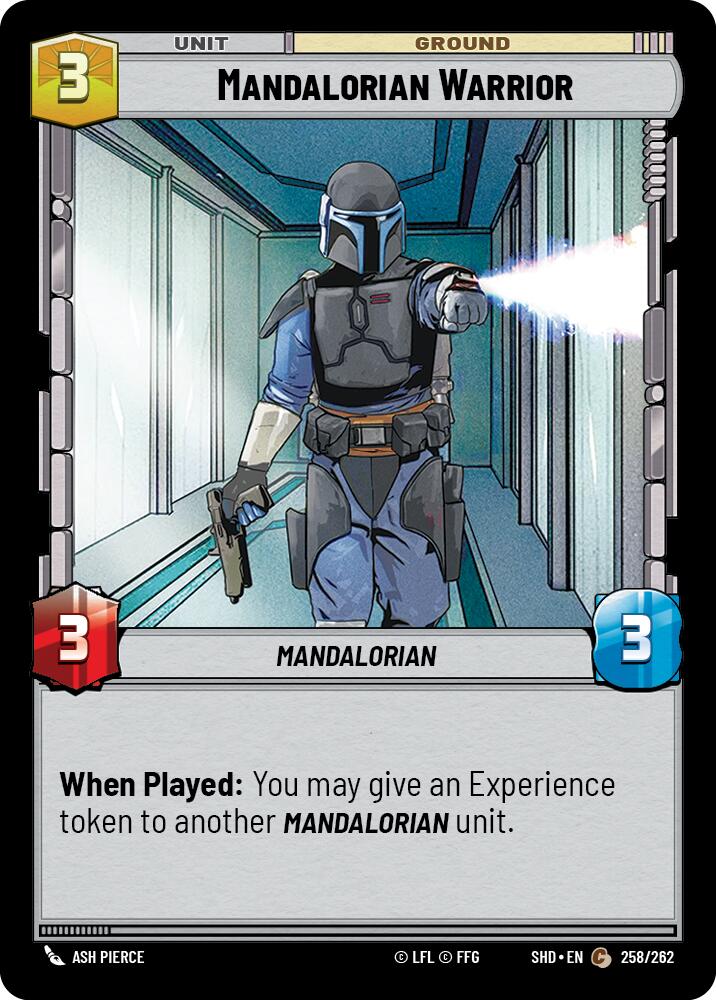Mandalorian Warrior (258/262) (258/262) [Shadows of the Galaxy] | Deep Dive Games St. Marys