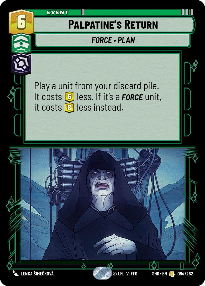 Palpatine's Return (094/262) (094/262) [Shadows of the Galaxy] | Deep Dive Games St. Marys