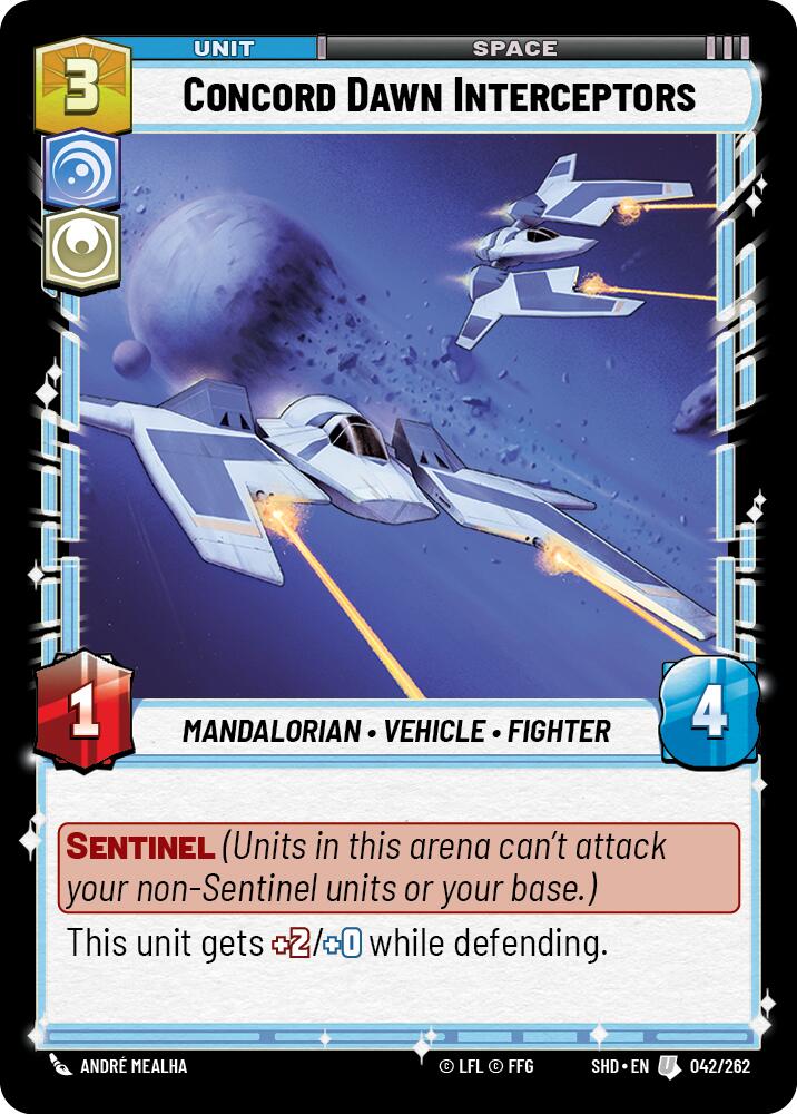 Concord Dawn Interceptors (042/262) (042/262) [Shadows of the Galaxy] | Deep Dive Games St. Marys