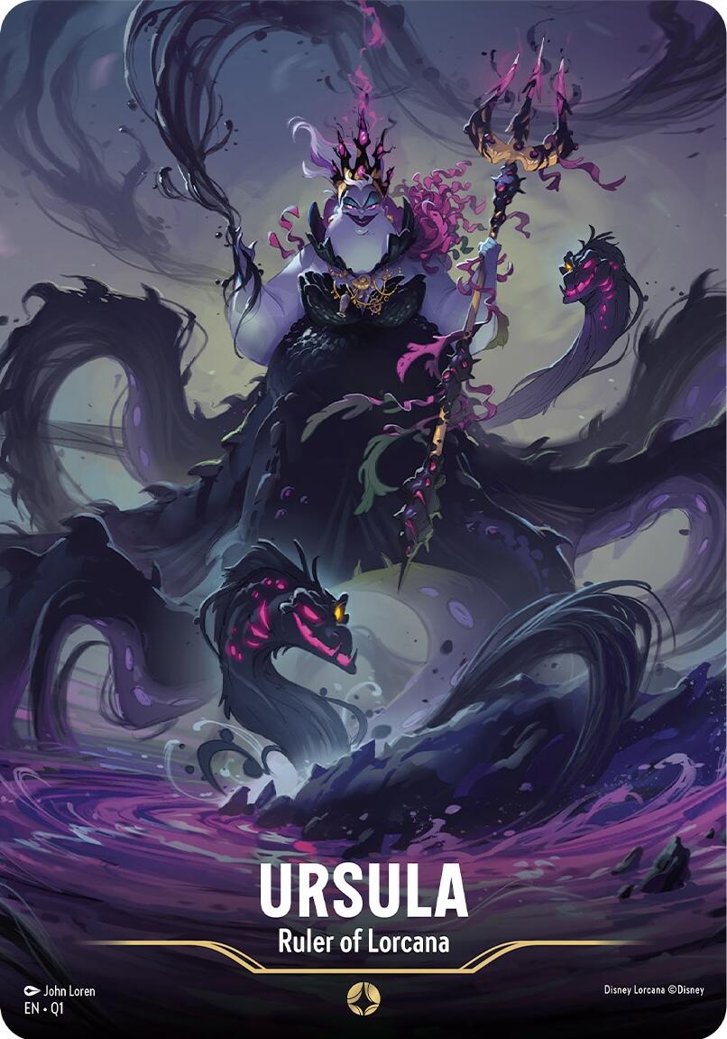 Ursula - Ruler of Lorcana (Oversized) [Illumineer's Quest: Deep Trouble] | Deep Dive Games St. Marys