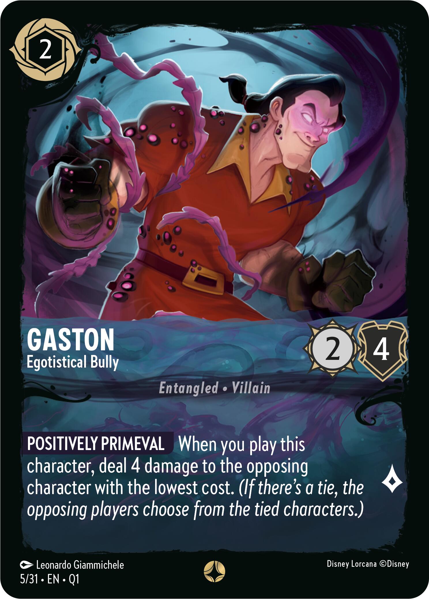 Gaston - Egotistical Bully (5/31) [Illumineer's Quest: Deep Trouble] | Deep Dive Games St. Marys