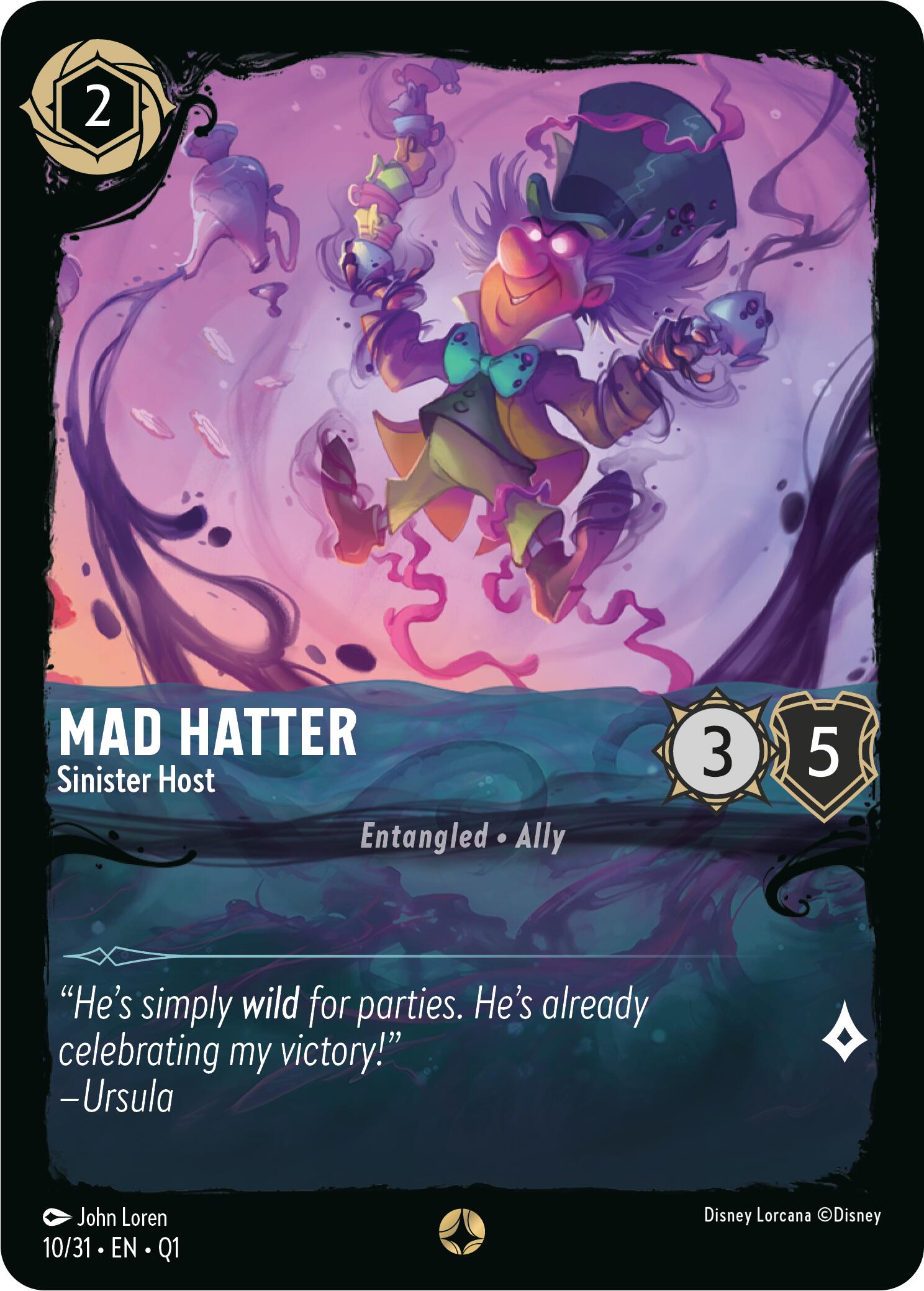 Mad Hatter - Sinister Host (10/31) [Illumineer's Quest: Deep Trouble] | Deep Dive Games St. Marys