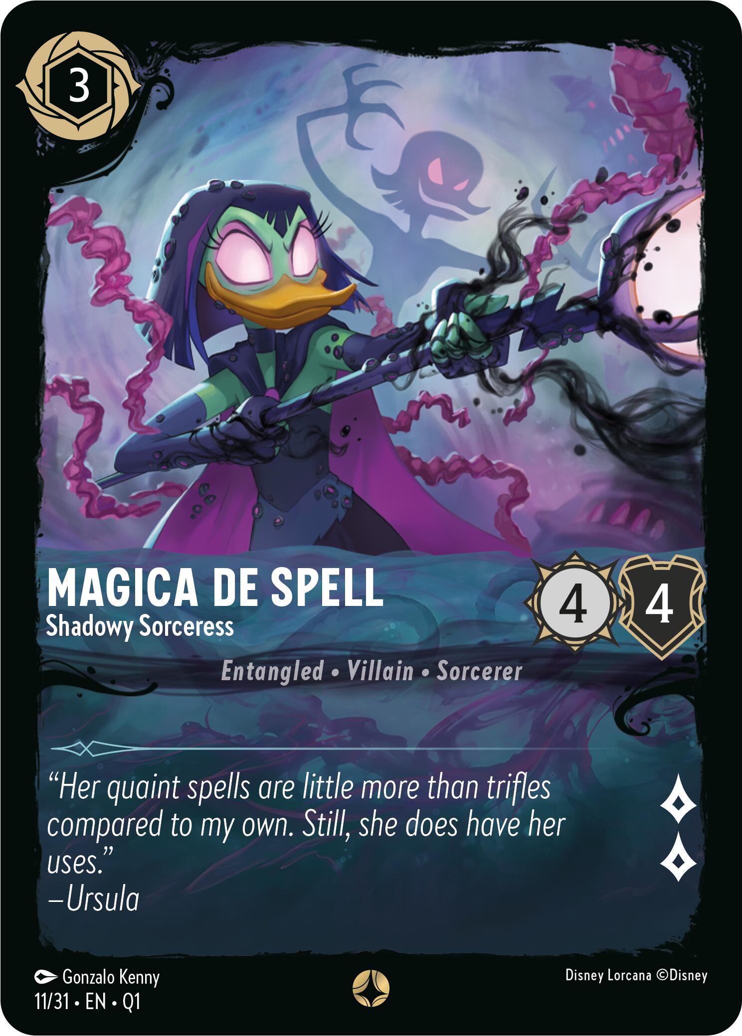 Magica De Spell - Shadowy Sorceress (11/31) [Illumineer's Quest: Deep Trouble] | Deep Dive Games St. Marys