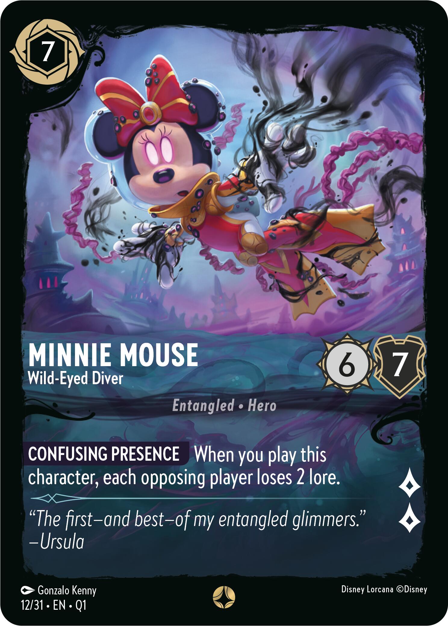 Minnie Mouse - Wild-Eyed Diver (12/31) [Illumineer's Quest: Deep Trouble] | Deep Dive Games St. Marys