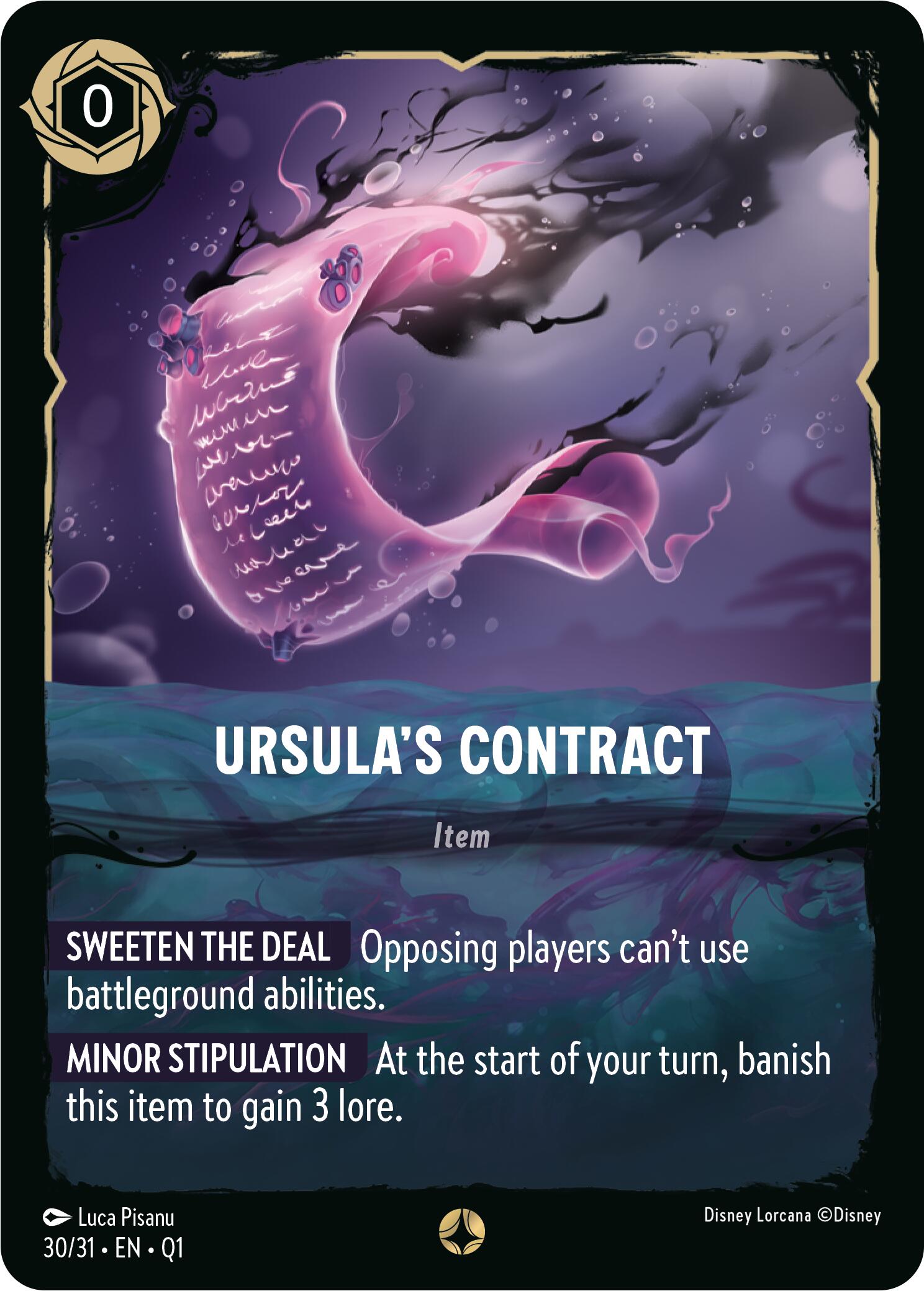 Ursula's Contract (30/31) [Illumineer's Quest: Deep Trouble] | Deep Dive Games St. Marys