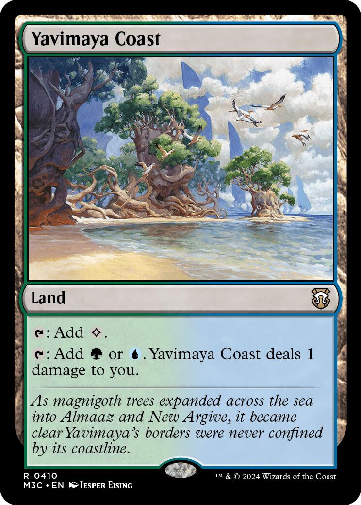 Yavimaya Coast [Modern Horizons 3 Commander] | Deep Dive Games St. Marys