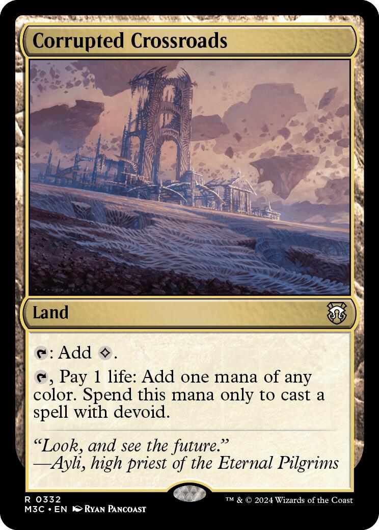 Corrupted Crossroads [Modern Horizons 3 Commander] | Deep Dive Games St. Marys