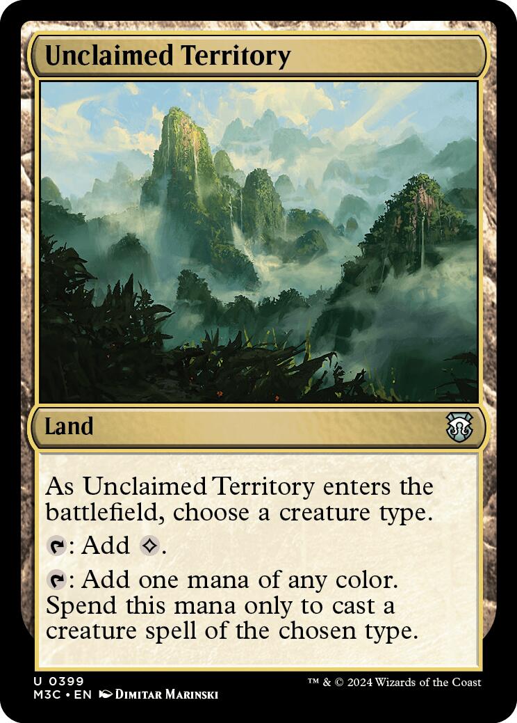 Unclaimed Territory [Modern Horizons 3 Commander] | Deep Dive Games St. Marys