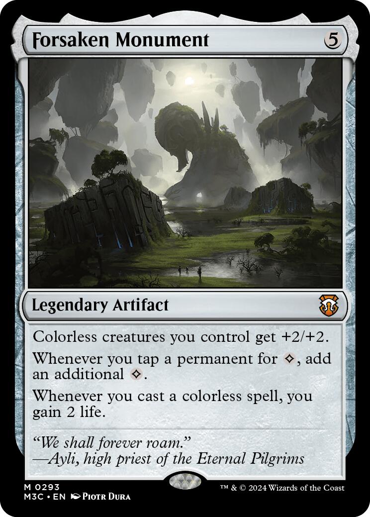 Forsaken Monument [Modern Horizons 3 Commander] | Deep Dive Games St. Marys