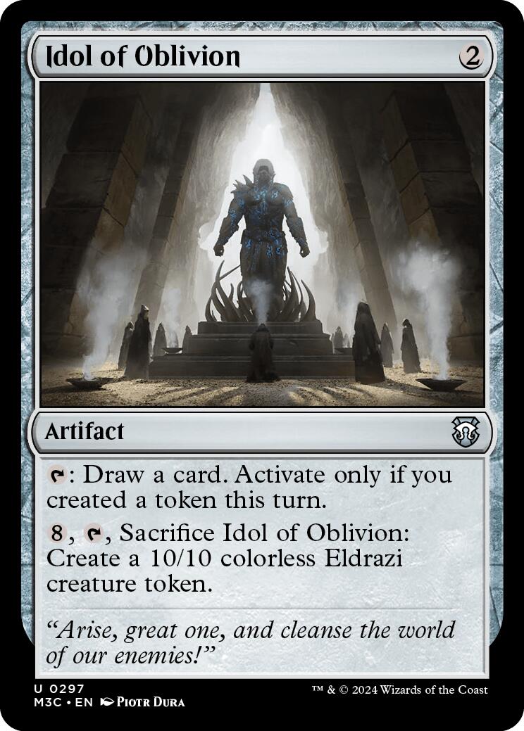 Idol of Oblivion [Modern Horizons 3 Commander] | Deep Dive Games St. Marys