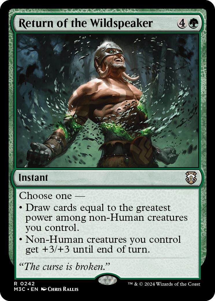 Return of the Wildspeaker [Modern Horizons 3 Commander] | Deep Dive Games St. Marys