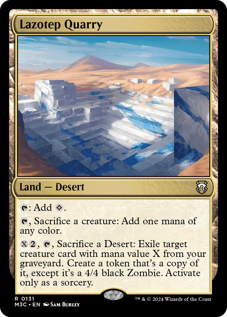 Lazotep Quarry [Modern Horizons 3 Commander] | Deep Dive Games St. Marys