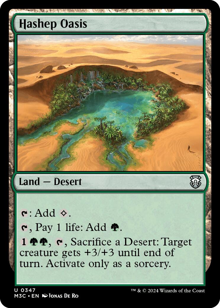 Hashep Oasis [Modern Horizons 3 Commander] | Deep Dive Games St. Marys