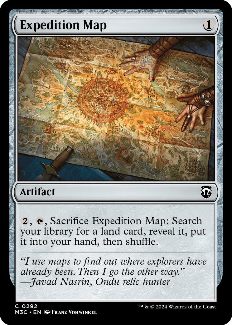 Expedition Map [Modern Horizons 3 Commander] | Deep Dive Games St. Marys