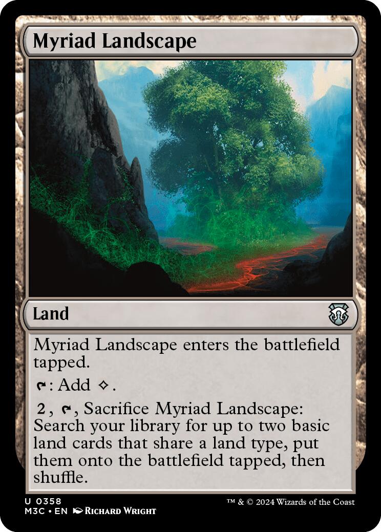 Myriad Landscape [Modern Horizons 3 Commander] | Deep Dive Games St. Marys