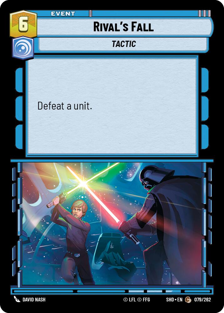 Rival's Fall (079/262) (079/262) [Shadows of the Galaxy] | Deep Dive Games St. Marys
