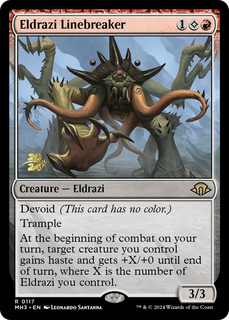 Eldrazi Linebreaker [Modern Horizons 3 Prerelease Promos] | Deep Dive Games St. Marys