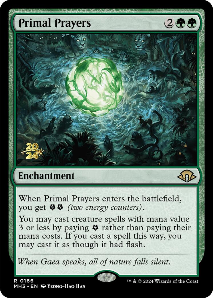 Primal Prayers [Modern Horizons 3 Prerelease Promos] | Deep Dive Games St. Marys