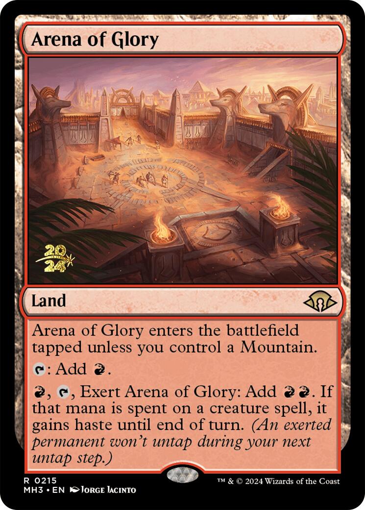 Arena of Glory [Modern Horizons 3 Prerelease Promos] | Deep Dive Games St. Marys