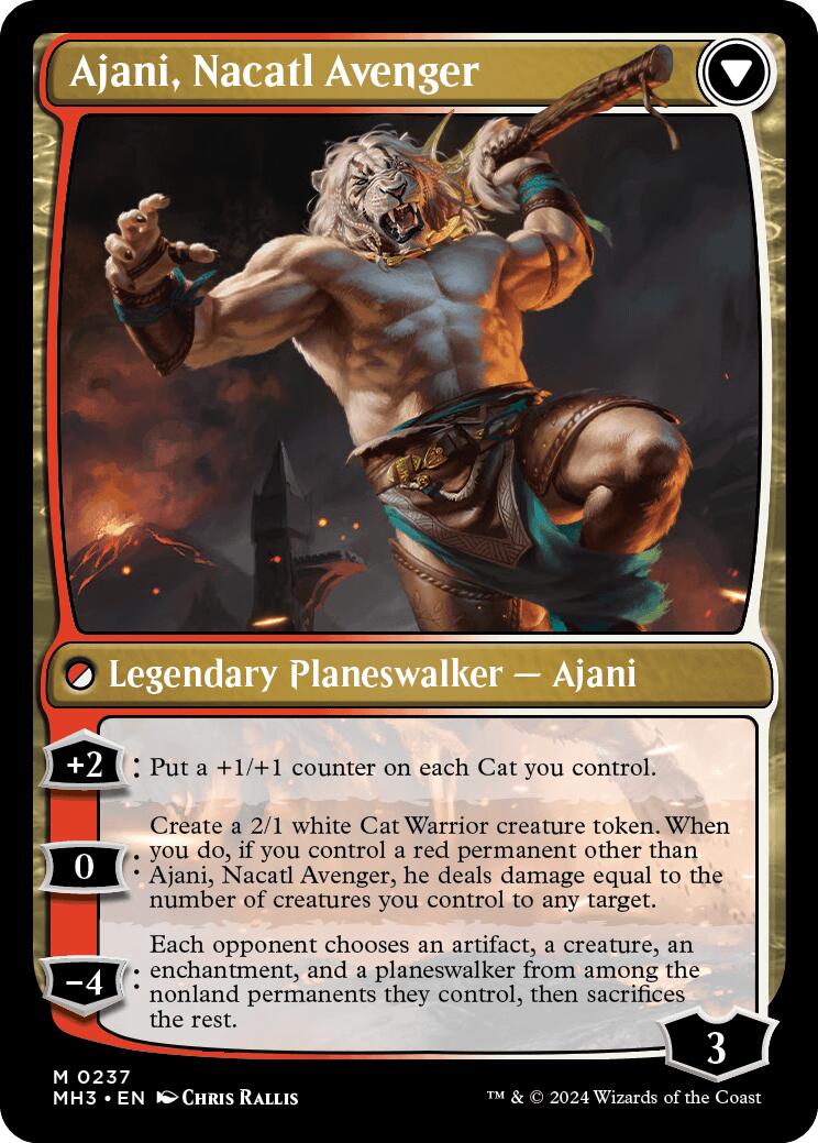 Ajani, Nacatl Pariah [Modern Horizons 3 Prerelease Promos] | Deep Dive Games St. Marys